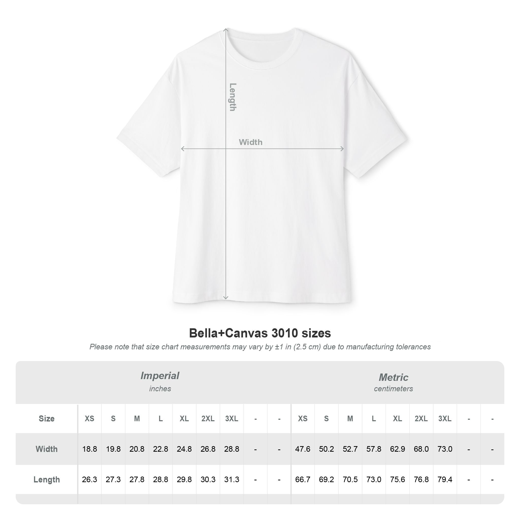Oversized Unisex T-Shirt — Back Design