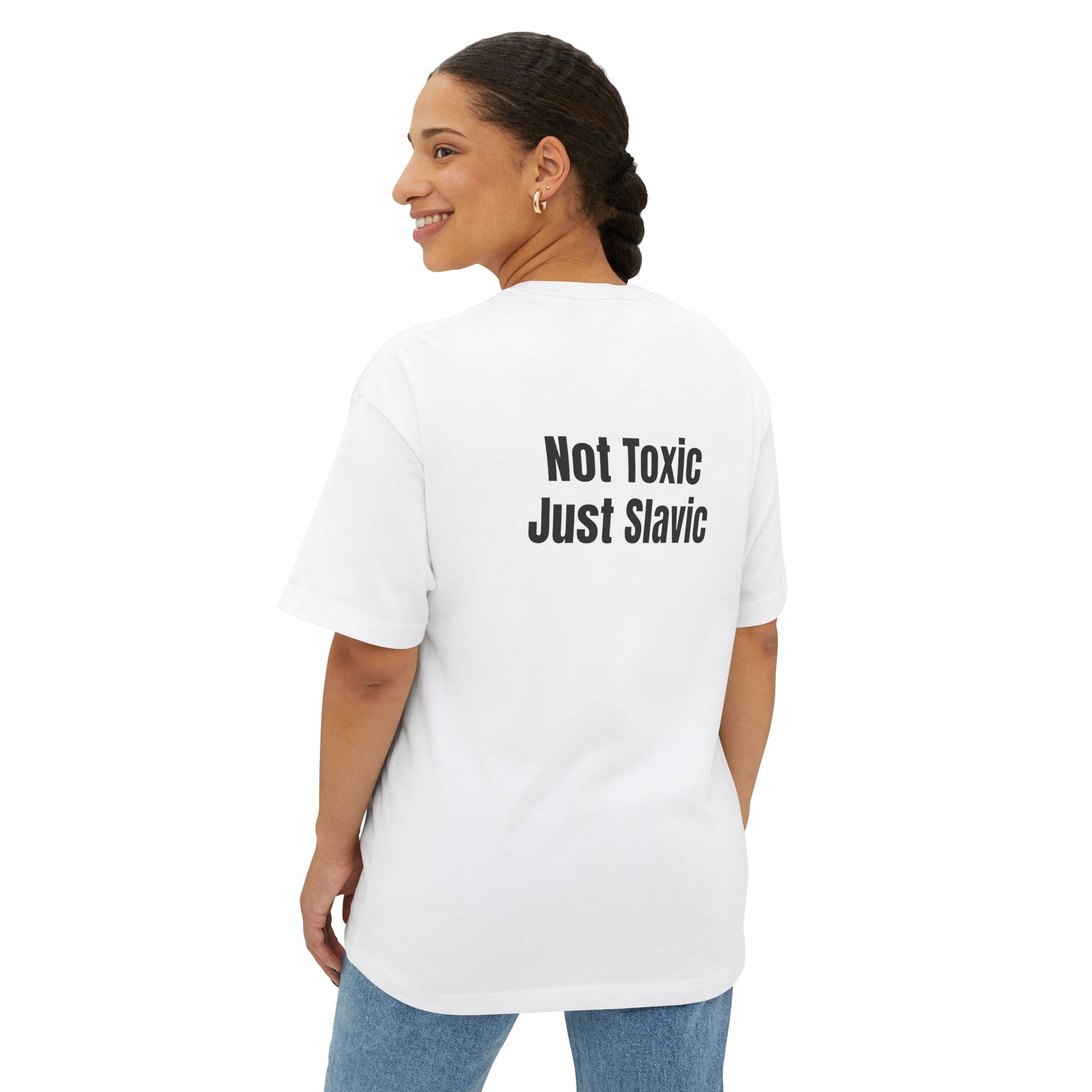 Oversized Unisex T-Shirt — Back Design